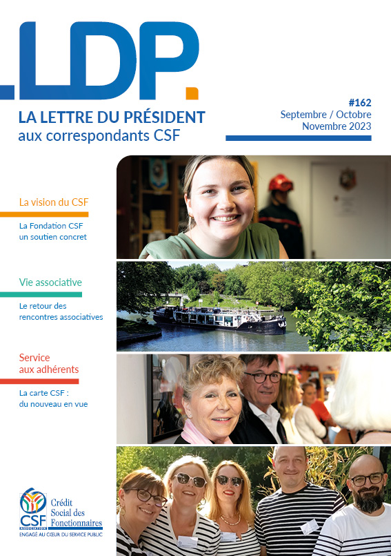 Lettre du Président N° 162 - Une institution solidaire